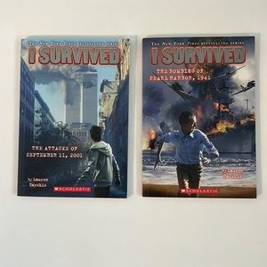 I Survived Kids Book Bundle The Attack of 9/11 & Bombing of Pearl Harbor